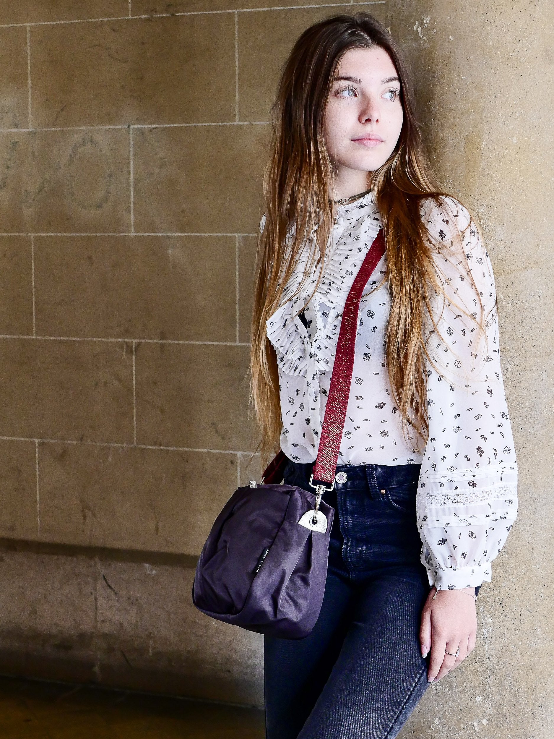 Baia satin nylon - Wild Blackberry