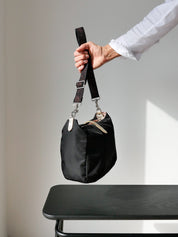 Hattie satin nylon - Black