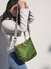 Hattie nylon satiné - Green