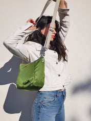 Hattie nylon satiné - Green