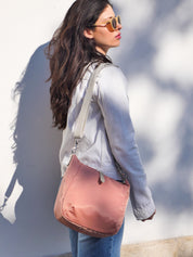 Hattie satin nylon - Salmon Pink
