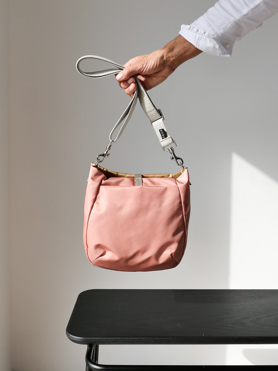 Hattie satin nylon - Salmon Pink