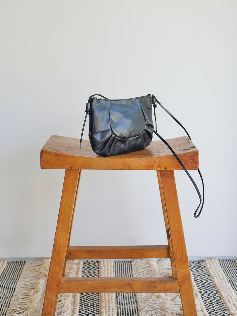 Ines cuir sassy - Noir