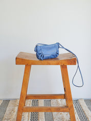 Isla cuir sassy - Bleuet