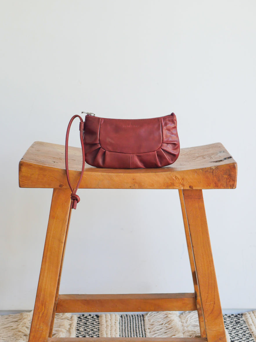 Izabel cuir sassy - Boisé