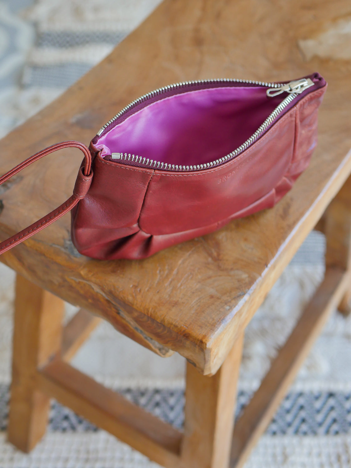 Izabel cuir sassy - Boisé