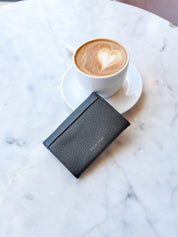 Katie Dutch leather card holder - Black