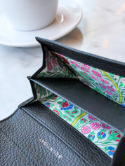 Katie Dutch leather card holder - Black