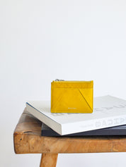 Kira cuir vintage - Jaune