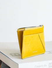 Kira cuir vintage - Jaune