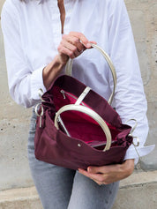 Naples nylon satiné - Malbec