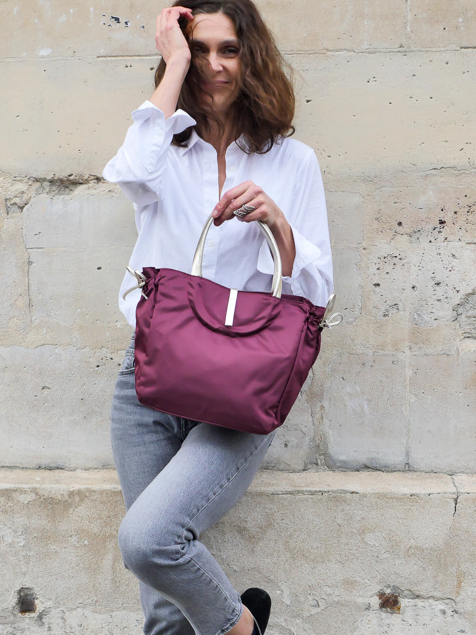 Naples nylon satiné - Malbec