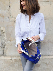 Naples satin nylon - Strong Blue