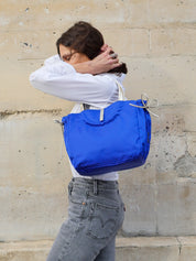 Naples satin nylon - Strong Blue