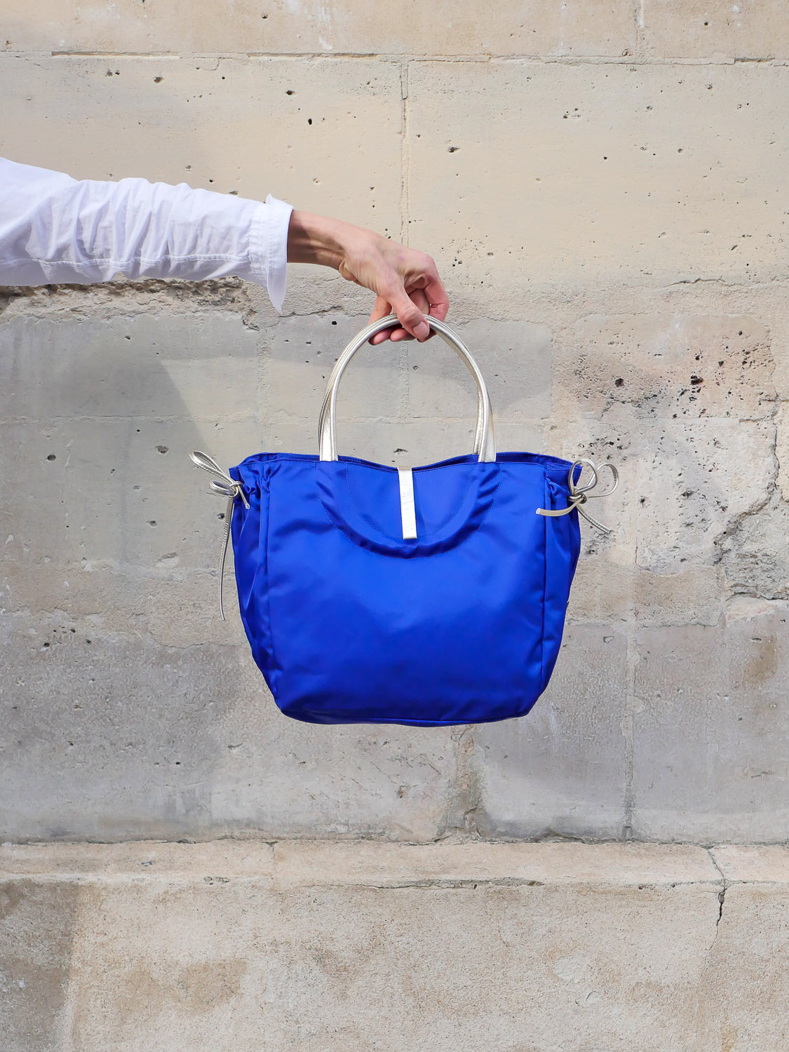 Naples satin nylon - Strong Blue