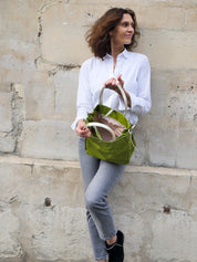 Naples nylon satiné - Vert Anise