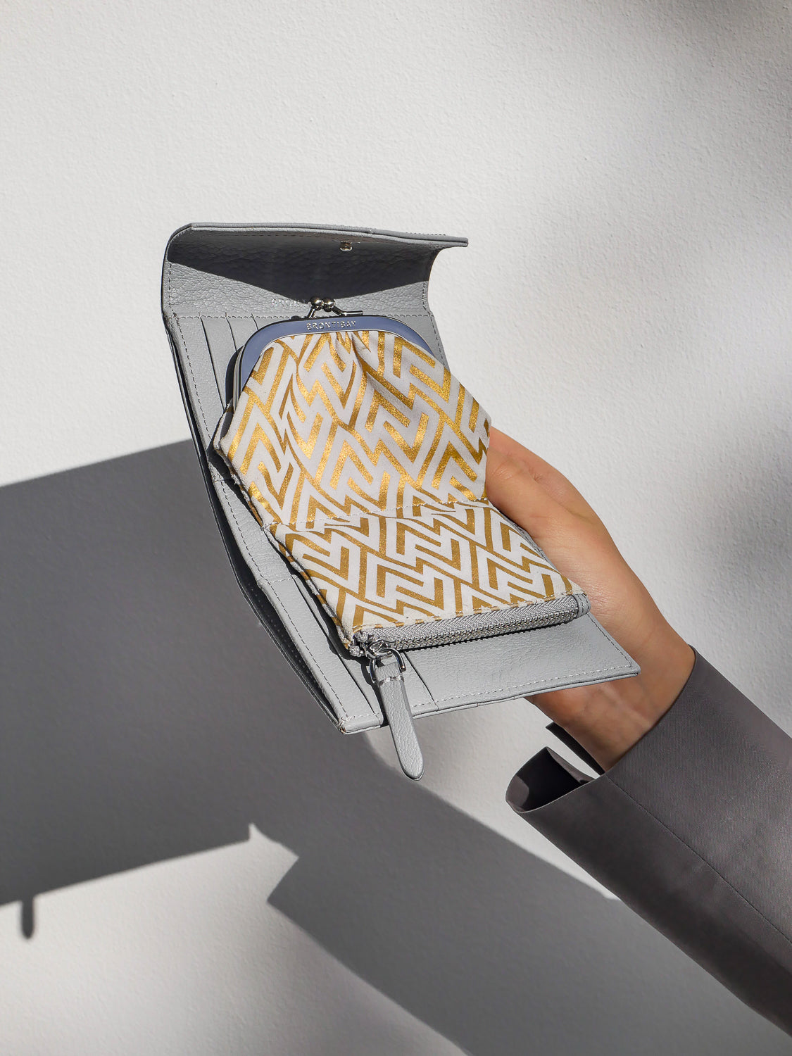 Pearl cuir dutch - Gray Zigzag