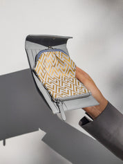 Pearl cuir dutch - Gray Zigzag