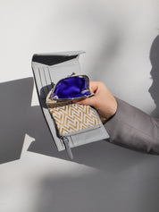 Pearl cuir dutch - Gray Zigzag