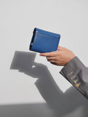 Pearl cuir dutch - Yale Blue