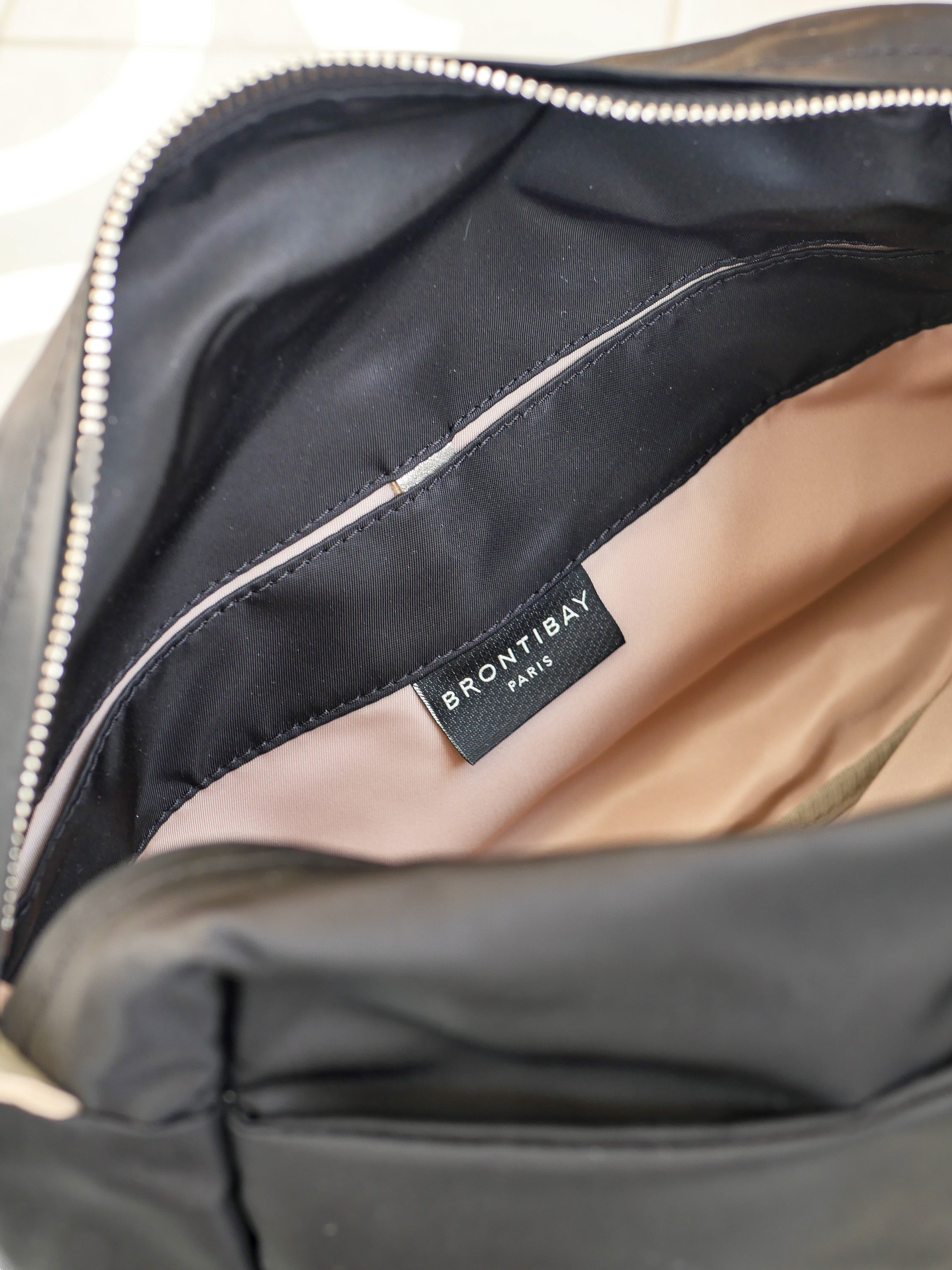 Ravello satin nylon - Black