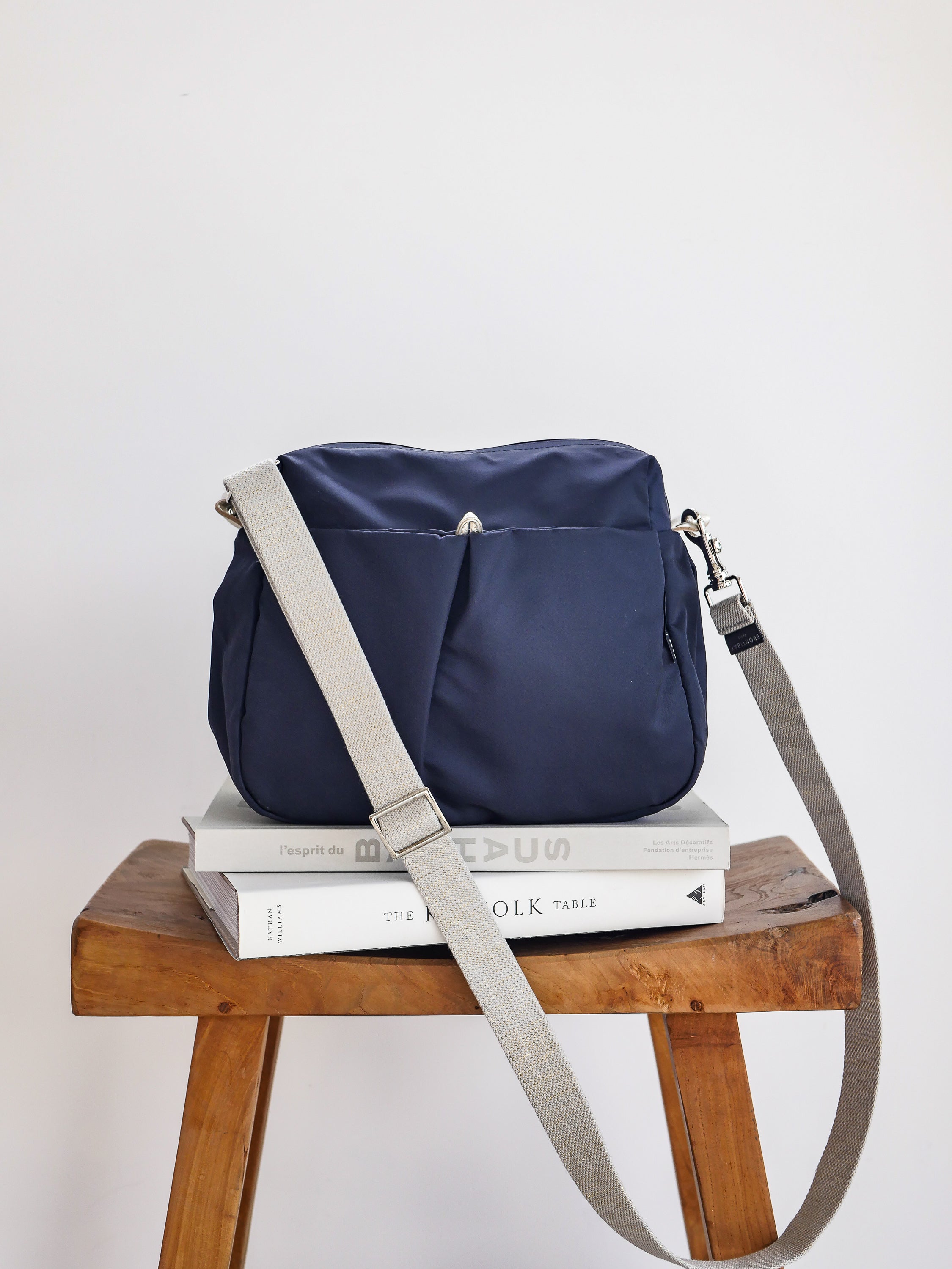 Ravello nylon satiné - Bleu Nuit