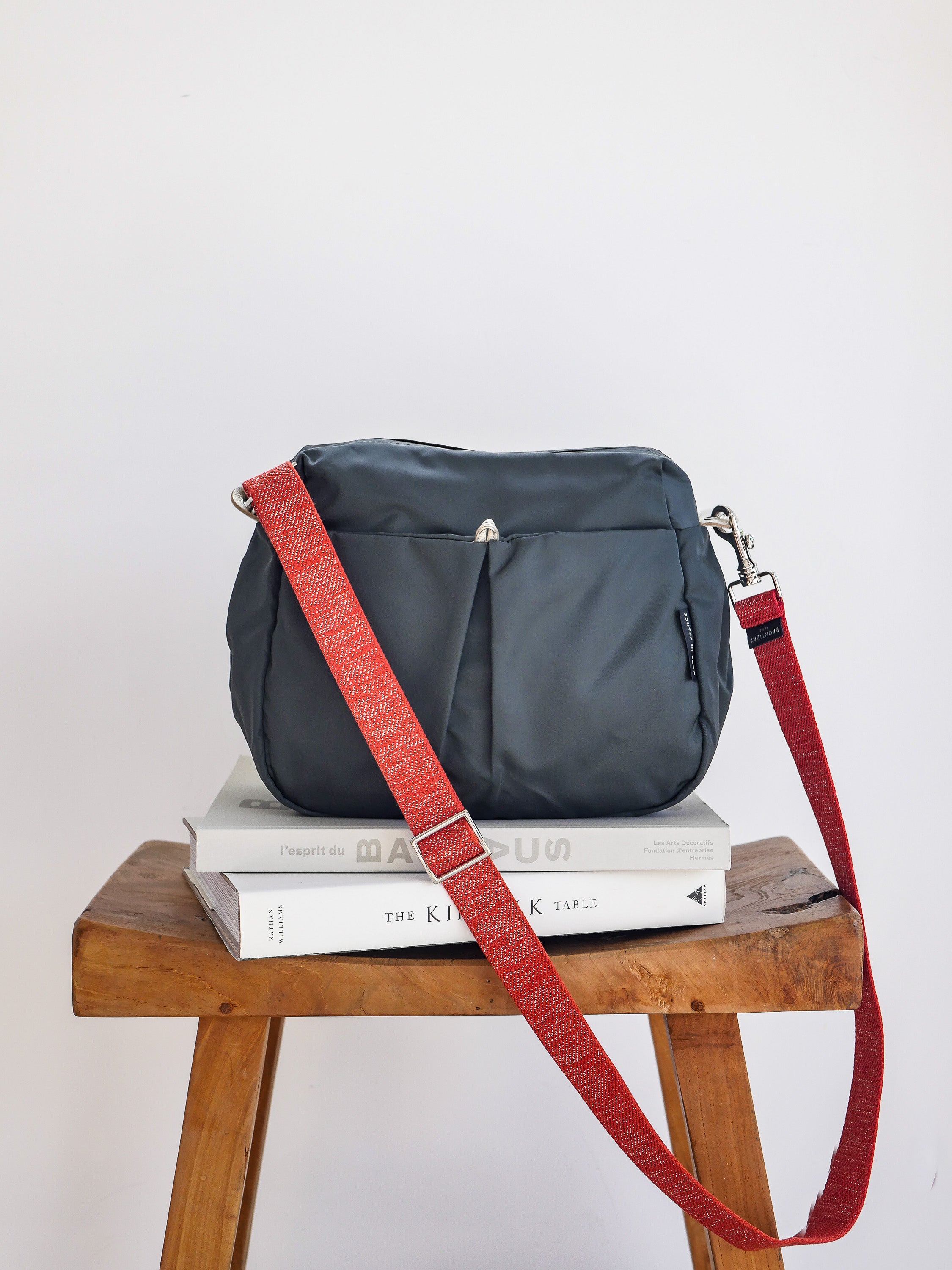 Ravello satin nylon - Dark Grey