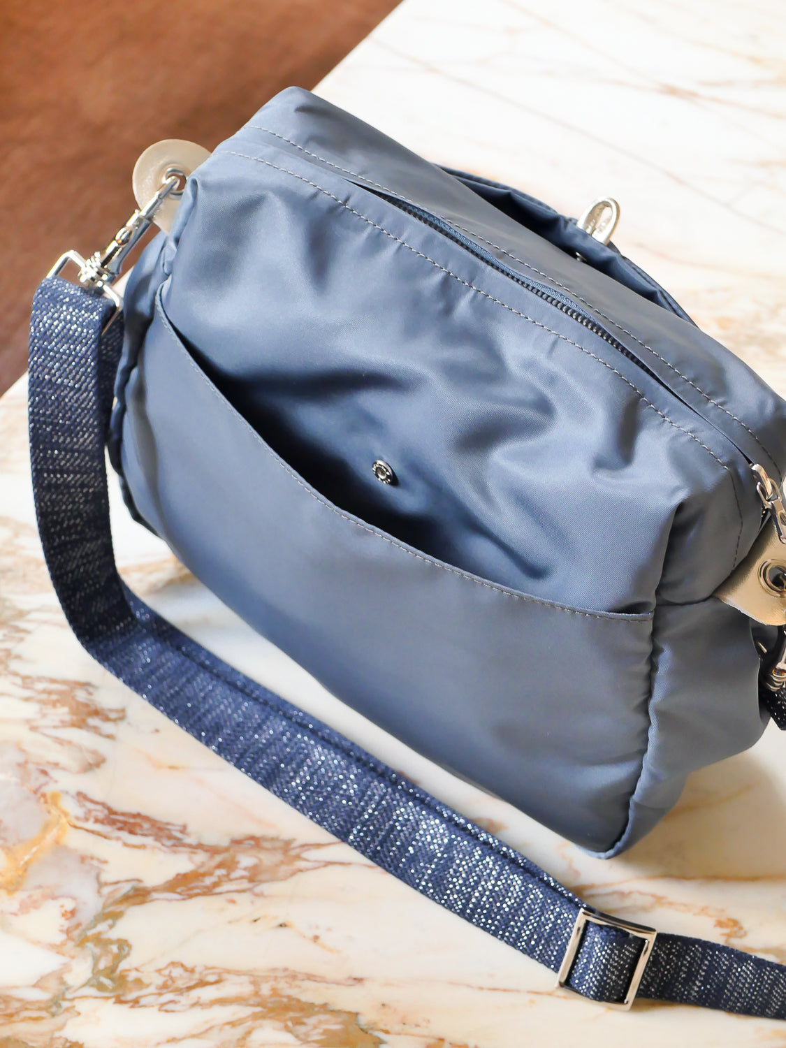 Ravello nylon satiné - Venetian Blue